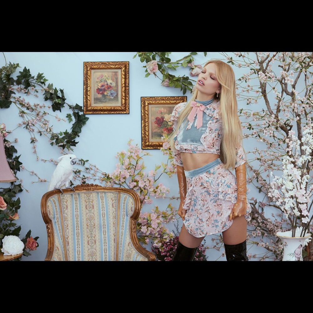 For Love And Lemons Blossom Top & Skirt Size S - Picture 6 of 6